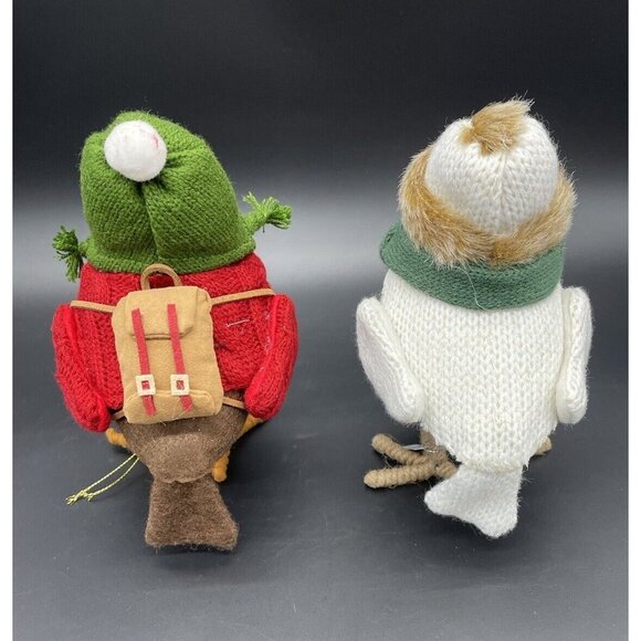 Target Spritz 2017 Christmas Featherly Friends Felt Birds Figurine Digby Tahoe - Picture 4 of 12